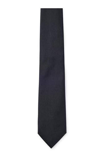 BOSS Herren H-TIE 7,5 CM Formelle Krawatte aus Seiden-Jacquard Dunkelblau Stck von BOSS