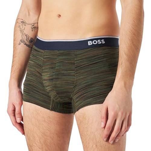 BOSS Herren Heather Trunk, Dark Green307, L EU von BOSS