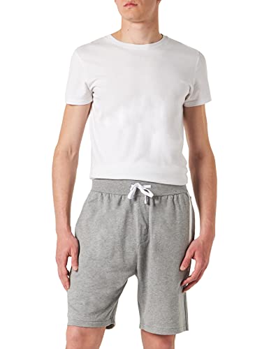 BOSS Herren Homewear Kurze Hose Freizeithose Loungewear-Shorts Authentic Shorts, Farbe:Grau, Artikel:-033 medium Grey, Größe:M von BOSS