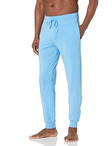 BOSS Herren Identity Jogginghose Pyjamaunterteil, blau, XXL von BOSS