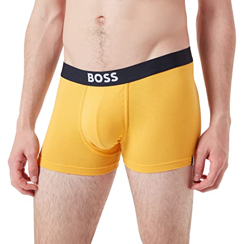 BOSS Herren Identity Trunk, Dark Yellow705, L von BOSS