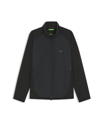 BOSS Herren J Putt Wasserabweisende jacke aus besonders elastischer Popeline Schwarz001 XL von BOSS