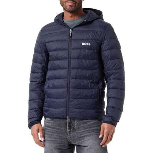 BOSS Herren J_Thor Outerwear_Jacket, Dark Blue403, L von BOSS