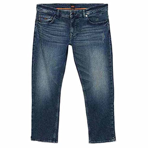 BOSS Herren Jeans Trousers, Navy, 35W / 32L EU von BOSS