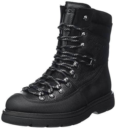 BOSS Herren Jacob_Boot_grrb Stiefel, Black1, 40 EU von BOSS