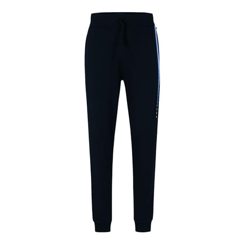 BOSS Herren Jogginghose Freizeithose Homewear Loungewear Authentic Pants, Farbe:Blau, Artikel:-403 Navy, Größe:XL von BOSS