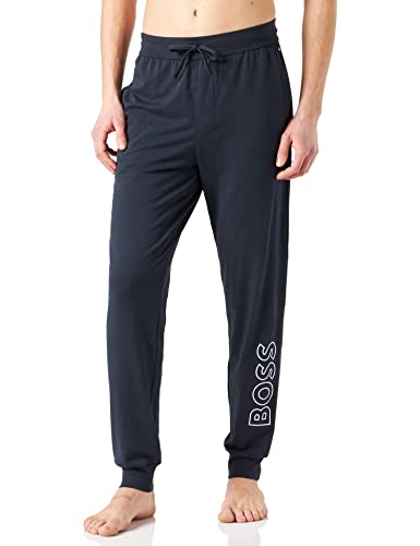 BOSS Herren Jogginghose Freizeithose Homewear Loungewear Identity Pants, Farbe:Blau, Größe:XL, Artikel:-403 Dark Blue von BOSS