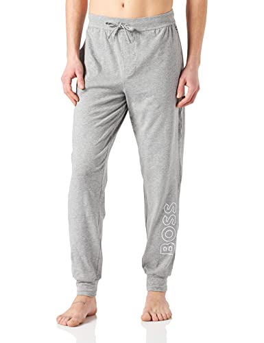 BOSS Herren Jogginghose Freizeithose Homewear Loungewear Identity Pants, Farbe:Grau, Größe:2XL, Artikel:-033 medium Grey von BOSS