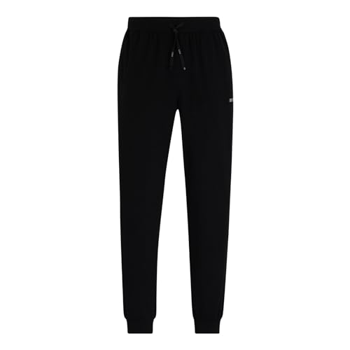BOSS Herren Jogginghose Freizeithose Homewear Loungewear Mix & Match Pants, Farbe:Schwarz, Artikel:-001 Black, Größe:M von BOSS