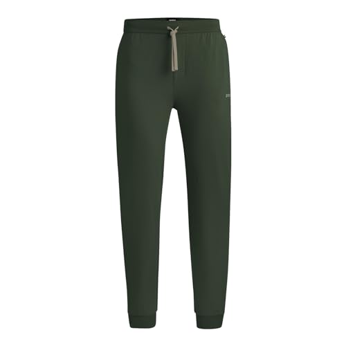 BOSS Herren Jogginghose Homewear Loungewear Mix&Match Pants, Farbe:Grün, Hosengröße:L, Artikel:-305 Dark Green von BOSS