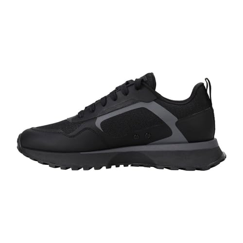 BOSS Herren Schuhe Halbschuhe Turnschuhe Sneakers Jonah Runn merb, Farbe:Schwarz, Schuhgröße:EUR 42, Artikel:-005 Black von BOSS