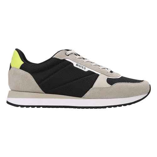 BOSS Herren Kai_Runn_mesd Running, Charcoal, 39 EU von BOSS