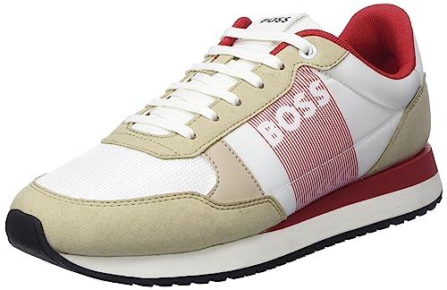 BOSS Herren Kai_Runn_mxpr_N, Beige, 42 EU von BOSS