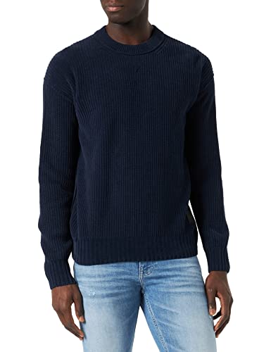 BOSS Herren Kinillo Knitwear, Dark Blue404, L EU von BOSS