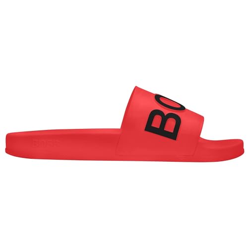 BOSS Herren Kirk rblg_N Slide, Dark Pink655, 42 EU von BOSS