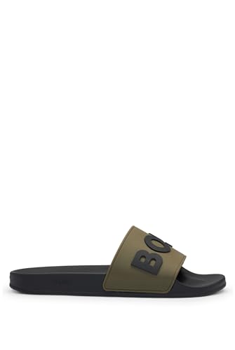 BOSS Herren Kirk rblg_N Slide, Open Green, 43 EU von BOSS