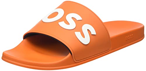 BOSS Herren Kirk rblg Slide, Bright Orange829, 40 EU von BOSS