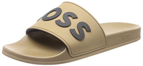 BOSS Herren Kirk rblg Slide, Medium Beige260, 36 EU von BOSS