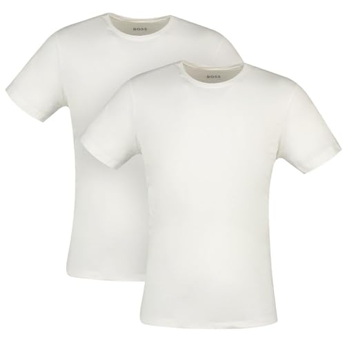 Boss Herren Komfort T-Shirt, Weiß, S-M von Boss