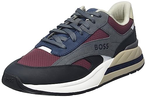 BOSS Herren Kurt_Runn_nupf, Rot, 42 EU von BOSS