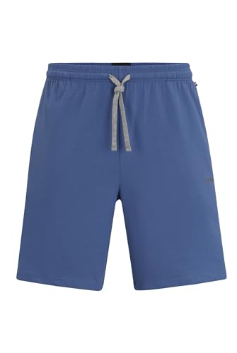 BOSS Herren Kurze Hose Freizeithose Homewear Mix&Match Short, Farbe:Blau, Hosengröße:M, Artikel:-478 Open Blue von BOSS