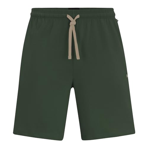 BOSS Herren Kurze Hose Freizeithose Homewear Mix&Match Short, Farbe:Grün, Hosengröße:M, Artikel:-305 Dark Green von BOSS