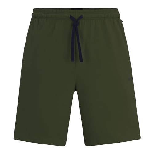 BOSS Herren Kurze Hose Freizeithose Homewear Mix&Match Short, Farbe:Grün, Hosengröße:M, Artikel:-307 Dark Green von BOSS