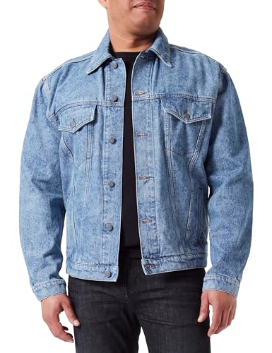 BOSS Herren Lakewood BC Jeans_Jacket_L, Turquoise/Aqua449, XXL von BOSS