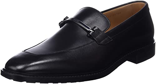 BOSS Herren LisbonW_Loaf_buhw Moccasin, Black1, 44.5 EU von BOSS