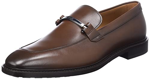 BOSS Herren LisbonW_Loaf_buhw Moccasin, Medium Brown210, 43.5 EU von BOSS