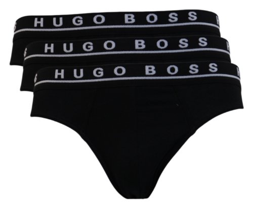 BOSS Hugo Herren Slip Mini 3P BM 10146061 04, 3er Pack, Einfarbig, Gr. X-Large, Schwarz (Black 1) von BOSS