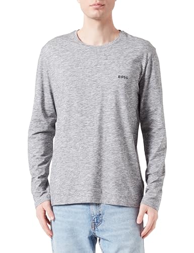 BOSS Herren Mix&Match Ls-Shirt, Open Grey61, M EU von BOSS