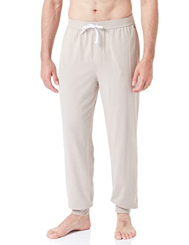 BOSS Herren Mix&Match Pants Jogginghose aus Stretch-Baumwolle mit Logo-Stickerei Hellbeige XL von BOSS