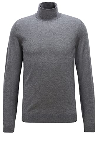 BOSS Herren Musso-P Rollkragenpullover aus extrafeiner Italienischer Merinowolle von BOSS