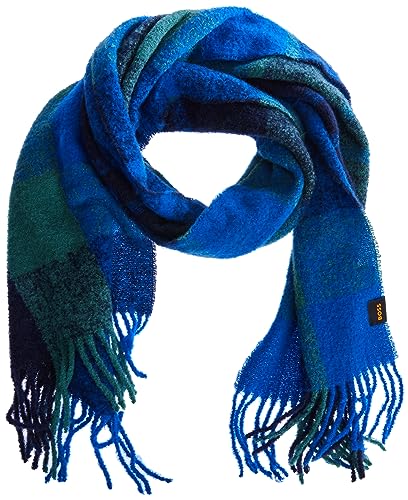 BOSS Herren NARRATORE Scarf Schal, Medium Blue429, ONESI von BOSS