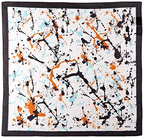 BOSS Herren Nabandana_1 SCARF, Natural101, Einheitsgröße EU von BOSS