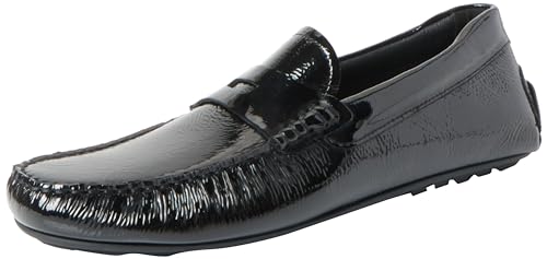 BOSS Herren Noel_Mocc_np Moccasin, Black, 42 EU von BOSS