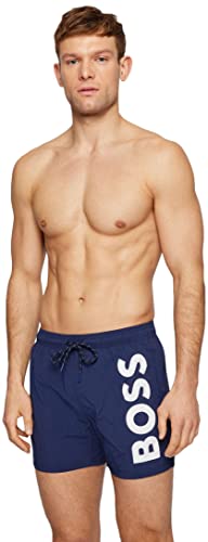 BOSS Herren Badeshorts Badehose Octopus, Farbe:Blau, Wäschegröße:L, Artikel:-413 Navy von BOSS