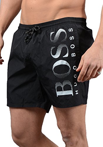 BOSS Herren Octopus Badeshorts, Schwarz, XL EU von HUGO BOSS