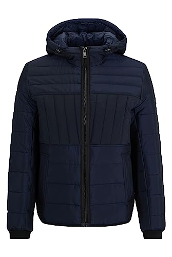 BOSS Herren Omir1 Wasserabweisende Regular-Fit Jacke aus verschiedenen Materialien Dunkelblau 44 von BOSS