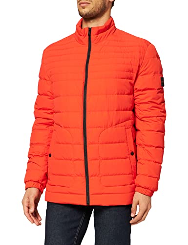 BOSS Herren Oswizz Steppjacke, Bright Orange821, 52 von BOSS