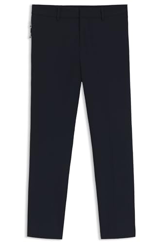 BOSS Herren P-Genius-WG-PK-253F Verstaubare Slim-Fit Hose aus funktionalem Stretch-Gewebe Dunkelblau 48 von BOSS