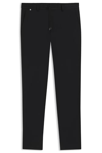 BOSS Herren P-GeniusJ-RDS-WG-233 Slim-Fit Hose aus Performance-Stretch-Jersey Schwarz001 50 von BOSS