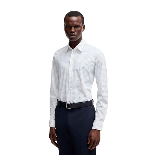 BOSS Herren P-ROAN-kent-C1-233 10270935 01 Weiß Large von BOSS