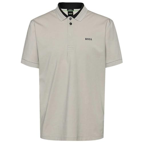 BOSS Herren Paddy 1 Polo, Light Beige271, S EU von BOSS