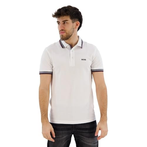 BOSS Herren Paddy Polo, Natural102, M EU von BOSS