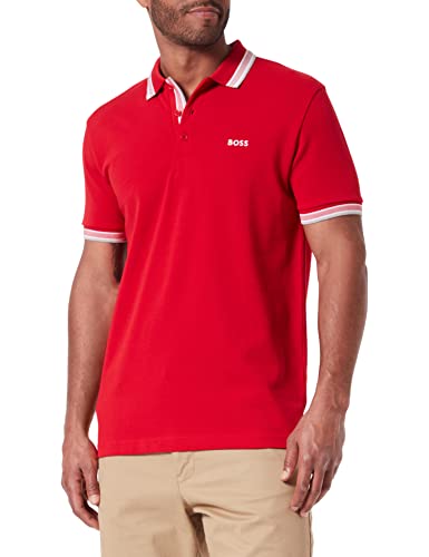 BOSS Green Herren Poloshirt Paddy Rot Medium von BOSS