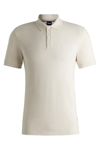 BOSS Herren Pallas Pallas Poloshirt aus Baumwoll-Piqué mit Logo-Details Weiß M BOSS Herren Pallas Pallas Poloshirt aus Baumwoll-Piqué mit Logo-Details Weiß M von BOSS