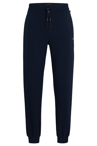 BOSS Herren Pants Mix & Match mit Logo, Dark Blue, M von BOSS