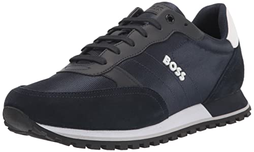 BOSS Herren Parkour Runn Sneaker, Sky Captain Navy, 40 EU von BOSS